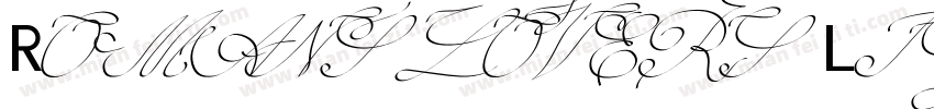 Romans lovers Light字体转换